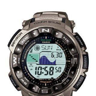 Casio Herren Armbanduhr Digital Titan Silber PRW 2500T 7ER