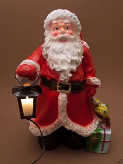 Weihnachtsmann 50cm groß mit Laterne 230 Volt Weihnachten Dekofigur