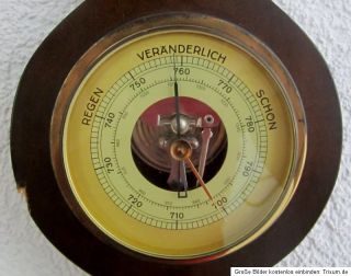 alte Wetteranzeige Barometer Hygrometer Thermometer