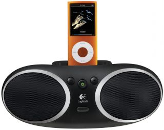 Logitech S135i Tragbarer Lautsprecher für iPod schwarz 