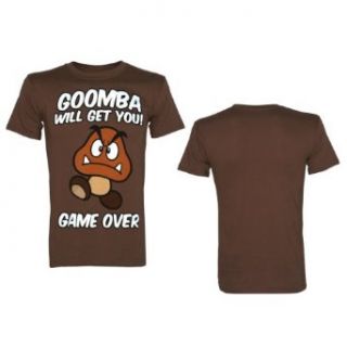 Nintendo Goomba T shirt   Brown Bekleidung