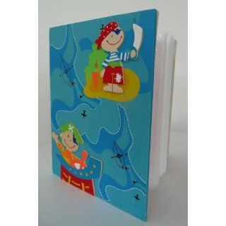 Kinder Fotoalbum Einsteckalbum blau Pirat für Fotos 10x15 cm 