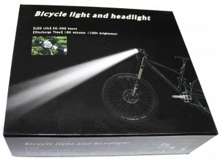 Mountainbike Fahrradlampe und Kopflampe EXTREM HELL inkl. Akku