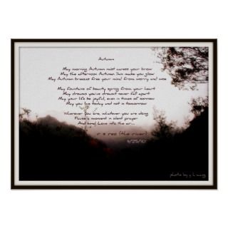 Autumn/Poetry by Robert S Reo Poster