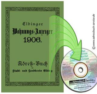 Adressbuch Elbing Elblag 1906 (CD) AB242