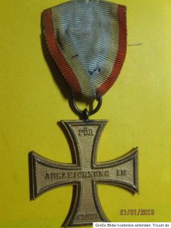 Orden Eisernes Kreuz FF für Auszeichnungen im Kriege 1914 mit Band 4