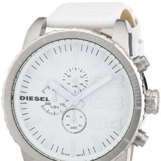 Diesel Herren Armbanduhr XL Franchise 51 Chronograph Quarz Leder