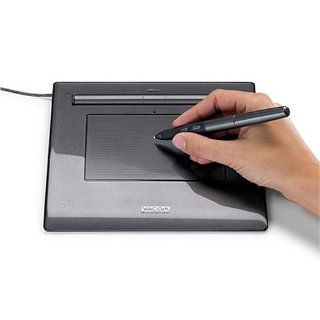 Wacom Volito 2 Grafiktablett A6 mit Stift und Computer