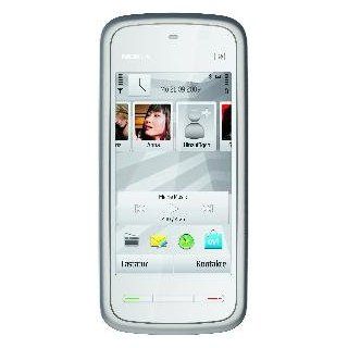 Nokia 5230 Navi Smartphone 3,2 Zoll white chrome: 