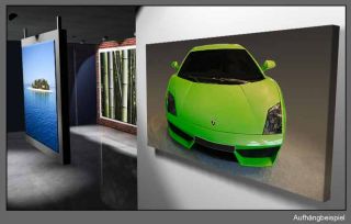 Leinwand Bild Lamborghini Gallardo Grün Supersportwagen Traum Auto
