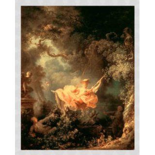Bild mit Rahmen: Jean Honore Fragonard, Die Schaukel, 63 x 80