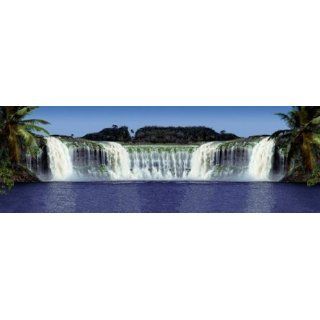 XXL Poster Huge Waterfall (350)  158 x 53 cm   Wasserfall Wald Wasser