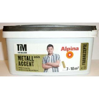 Alpina, Tim Mälzer Farbrezepte, Metall Accent Grün, 1 L., Effekt