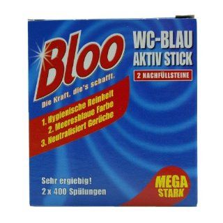 Bloo WC Beckensteine Blau, Nachfüllpackung, 6er Pack (6 x 2 Stück