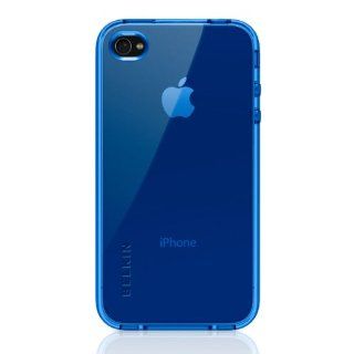 Belkin Grip Vue TPU Hülle für Apple iPhone 4 blau: 