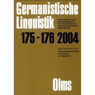 Linguistik / Niederdeutsche Sprache und Literatur der Gegenwart: 175