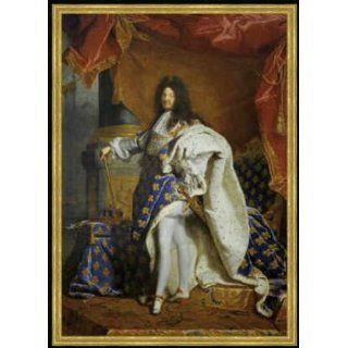 Bild mit Rahmen Hyacinthe Rigaud, Ludwig XIV. / H. Rigaud, 51 x 71