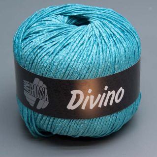 Lana Grossa Divino 032 blue light 50g Wolle