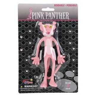 Pink Panther Figur   biegbar Spielzeug