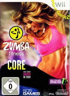 Zumba Fitness Core 2012 inkl. Gurt   Nintendo Wii Spiel *Deutsch NEU