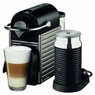 Krups XN 301T Nespresso Pixie Electric Titan mit Aeroccino³ 