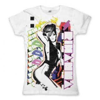Bravado Damen T Shirt, Rihanna   Colourful Dance 