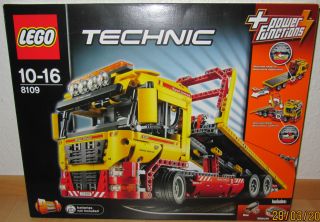Lego 8109 Technic 2&1 Tieflader & Truck + Power Functions NEU & OVP