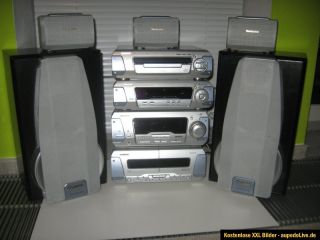 Technics Stereoanlage, CD Player, Casette, Boxen etc.