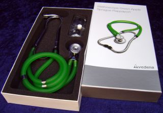 Stethoskop VEDENA Doppelschlauch Stethoscope Sprague Rappaport Green