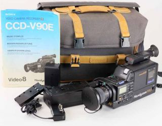 Sony Video Camera Recorder 8 CCD V90E Handycam Pro DEFEKT (b276