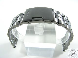 Original Fossil Uhrenarmbaender Edelstahl Titan Optik FS4251 Armband