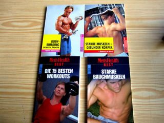 Bauchmuskeln, Arme, Beine,4 Bücher Bodybuilding Set NEU