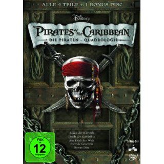 Pirates of the Caribbean   Die Piraten Quadrologie 5 DVDs 