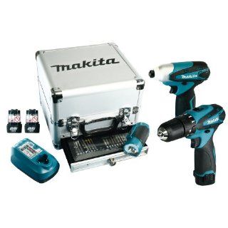 Makita DK1485X Combo Kit 10,8 V (HP330D+TD090D+ML100), 2 Akkus und