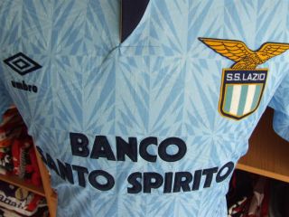 Trikot SS Lazio Rom Roma 1991/92 (M) Heim Umbro Maglia Shirt Camiseta