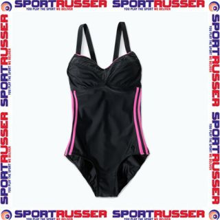 Adidas IS WB 3STCW 1PC Schwimmanzug schwarz/pink