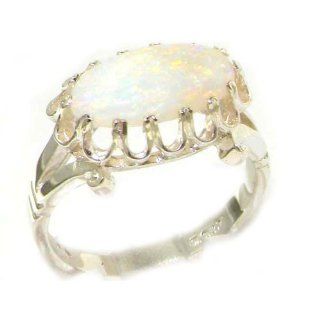 Damen Ring 925 Sterling Silber mit Opal   Größe 57 (18.1