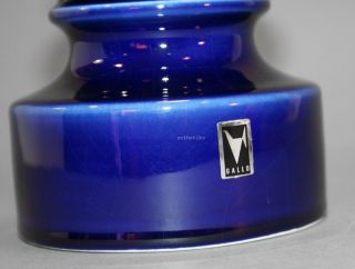 GALLO, Villeroy & Boch Kerzenstände, blau Keramik 70er