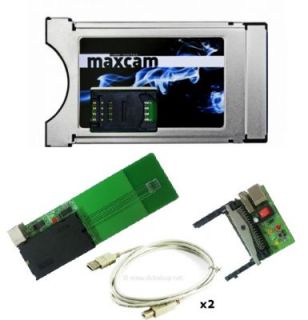 Maxcam Twin CI Modul + NEUEM Maxcam Programmer USB