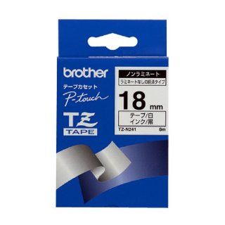 Brother Schriftbandkassette TZN241 18mm wh/black BROTHER