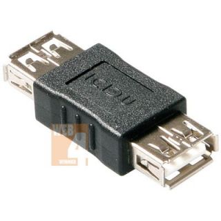 Kupplung Adapter Typ A 2x Buchse USB 2.0 Konverter Verbinder w4W #329