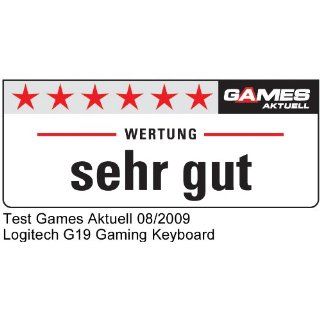 Logitech G19 Gaming Tastatur USB schnurgebunden Computer