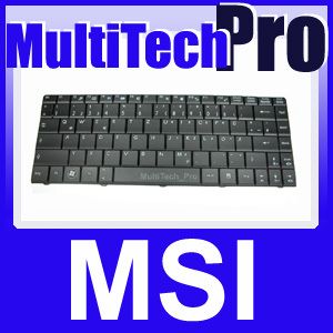 Original MSI X420 X 420 DE Tastatur Schwarz Series