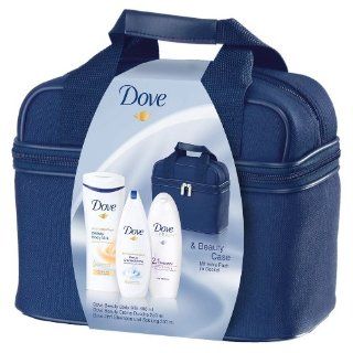 Dove Beautycase Geschenkset (Creme Dusche 250 ml, Shampoo 250 ml, Body