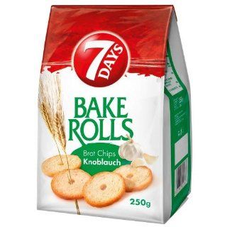7Days Bake Rolls Knoblauch, 4er Pack (4 x 250 g Beutel) 