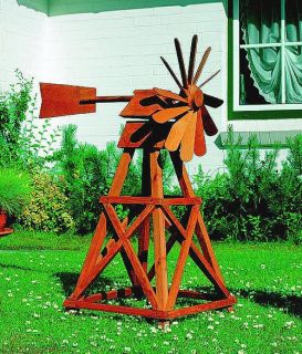 Windrad Santa Fe Windmühle Kiefer imprägniert