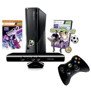 Xbox 360 250 GB Kinect + Kinect Sports + Dance Central 2 (