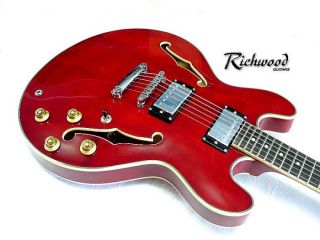 Gitarre/Jazz Gitarre Richwood Superswinger 335 rot