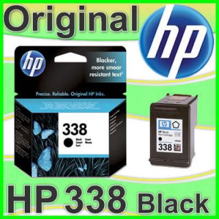 ORIGINAL HP 338 BLACK DRUCKER PATRONE DeskJet 460 5740 6540 9800 TINTE