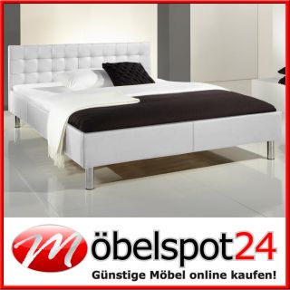 Polsterbett Fantasy Weiss 140x200 Schlafzimmermöbel Doppelbett Betten
